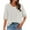 502_White, variant on Going Out Tops for Women Fall Fashion Fashion Clothing Blouson Casual Clothes Soft Womens 3/4 Sleeve Tops White