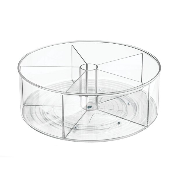 iDesign, Lazy Susan Clear Plastic Divided Turntable