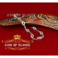 thumbnail image 4 of King of Bling's White 925 Silver Fashion Design Men's/Womens Bracelet with Cubic Zirconia SZ 7, 4 of 10