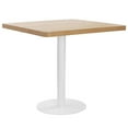 thumbnail image 1 of vidaXL Bistro Table Light Brown 80X80 cm MDF, 1 of 4