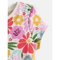 thumbnail image 3 of Wonder Nation Toddler Girls Graphic Tee with Short Sleeves, Sizes 18M-5T, 3 of 3