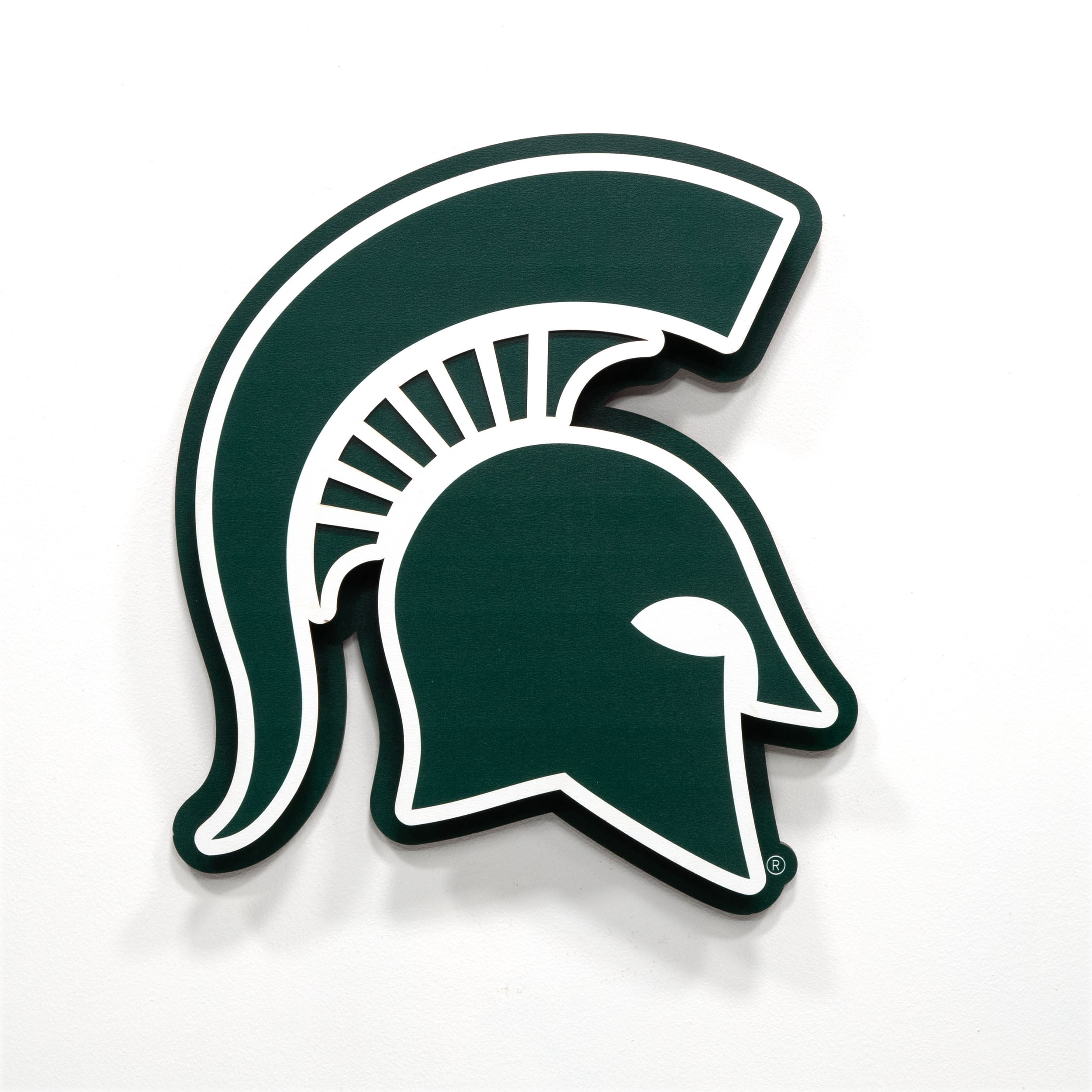 YouTheFan NCAA Michigan State Spartans 3DX Die Cut Wall Art