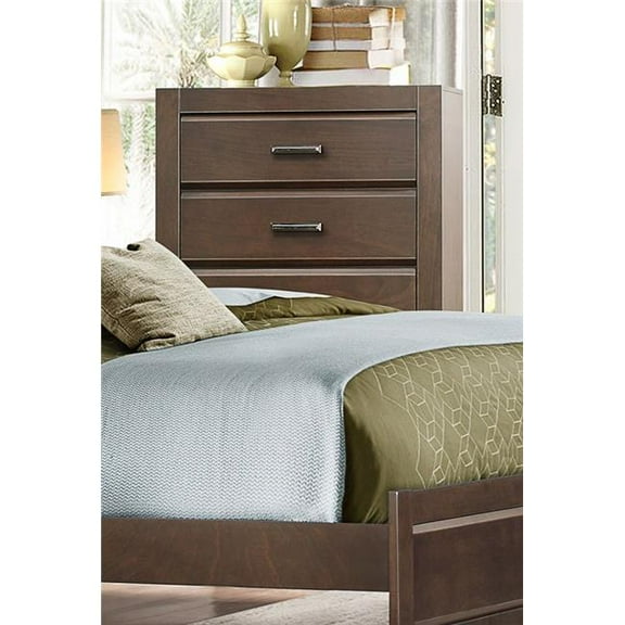 Home Elegance 1961-9 48.5 x 16.25 x 31.5 in. Erwan Chest - Espresso