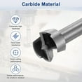 thumbnail image 2 of Uxcell 2-Pack Broca Forstner para Trabajos en Madera, 25/32in (20mm) Punta de Carburo Vástago Hexagonal Cortador de Bisagra para Abrir Agujeros en Madera, 2 of 7