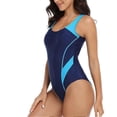 thumbnail image 4 of Triangles Bikini Swimsuit Conservative Swimsuit With Belly Cover for Seasides, 4 of 5