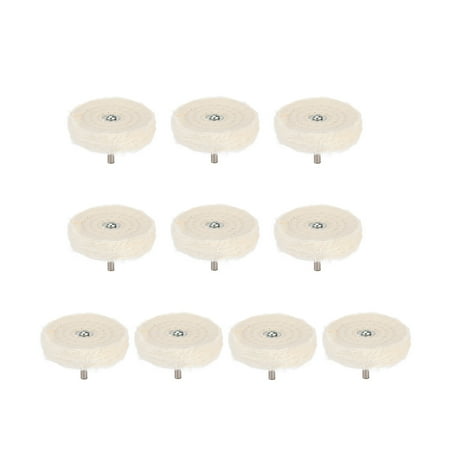 

Polishing Wheel Durable T Type Buffing Wheel 10pcs For Gold Silver Jewelry