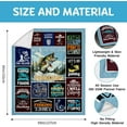 thumbnail image 5 of Fishing Gifts for Men Women Unique, Fishing Gifts Blanket 50"x60", Funny Fishing Gifts for Boys Dad Kids, Best Fishing Gift for Fisherman, for Fishing Lovers, Fishing Gag Gifts for Men, 5 of 6
