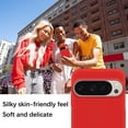 thumbnail image 2 of Compatible with Google Pixel 9 Pro XL Case Silicone Liquid Purple, Soft Smooth Touch Google Pixel 9 Pro XL Phone Case Silicone Shockproof Thin Cover (Red), 2 of 14