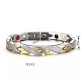 thumbnail image 5 of 38 Elegante pulsera magnética de titanio para mujer con funciones magnéticas y de germanio con herramienta de extracción de eslabones gratuita, regalo de Navidad, 5 of 5