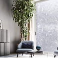 thumbnail image 3 of Nvzi Window Privacy Film Window Cling Film, Decorative Flower Vinyl Clings for Window, Static Glass Window Film for Home Kitchen Office(17.7x78.7In.), 3 of 4