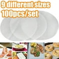 thumbnail image 1 of Cheers.US 100Pcs Baking Parchment Rounds, Non Stick Round Parchment Paper/Cake Parchment Circles for Cake Pan, Tortilla Press and so on(5.91"-12.6’’ Available), 1 of 7