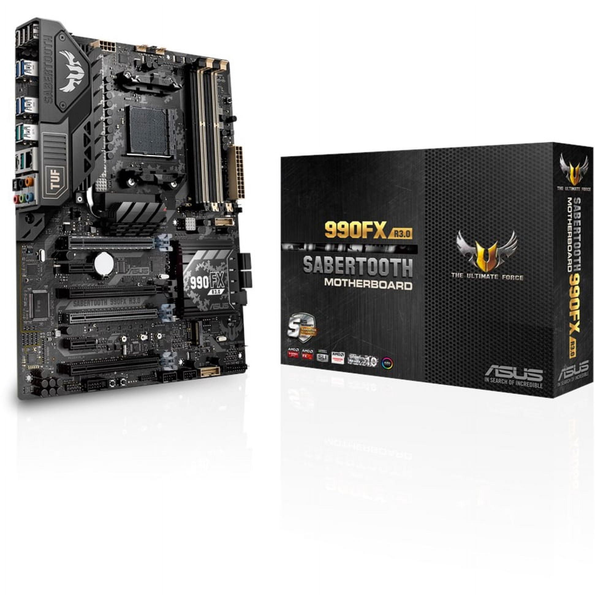 TUF SABERTOOTH 990FX R3.0 Desktop Motherboard - AMD 990FX Chipset