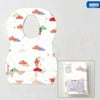 KABOER 10 Pcs Baby and Infant Disposable Travel Bibs - Soft, Leakproof, Unisex, One Size Fits All - for Feeding, Traveling
