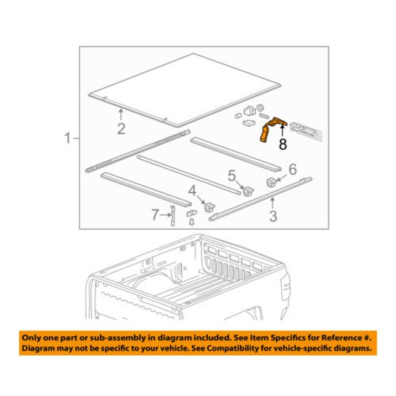 GM OEM Pick Up Box Bed-Latch 23128997
