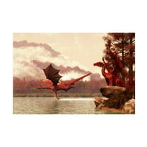 Trademark Fine Art 'Autumn Dragons' Canvas Art by Daniel Eskridge