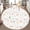 Color 1, variant on Washable Non Slip 6ft Round Rug for Kids Room Nursery Cute Llama, Cute Llamas Colorful Flowers Beige Carpet for Bedroom Playroom Tent Rug