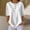 *White, variant on ClodeEU Women's Henley Button Short Sleeve T-Shirt,Solid Color Casual Loose Summer Top White,Women's Plus XXL