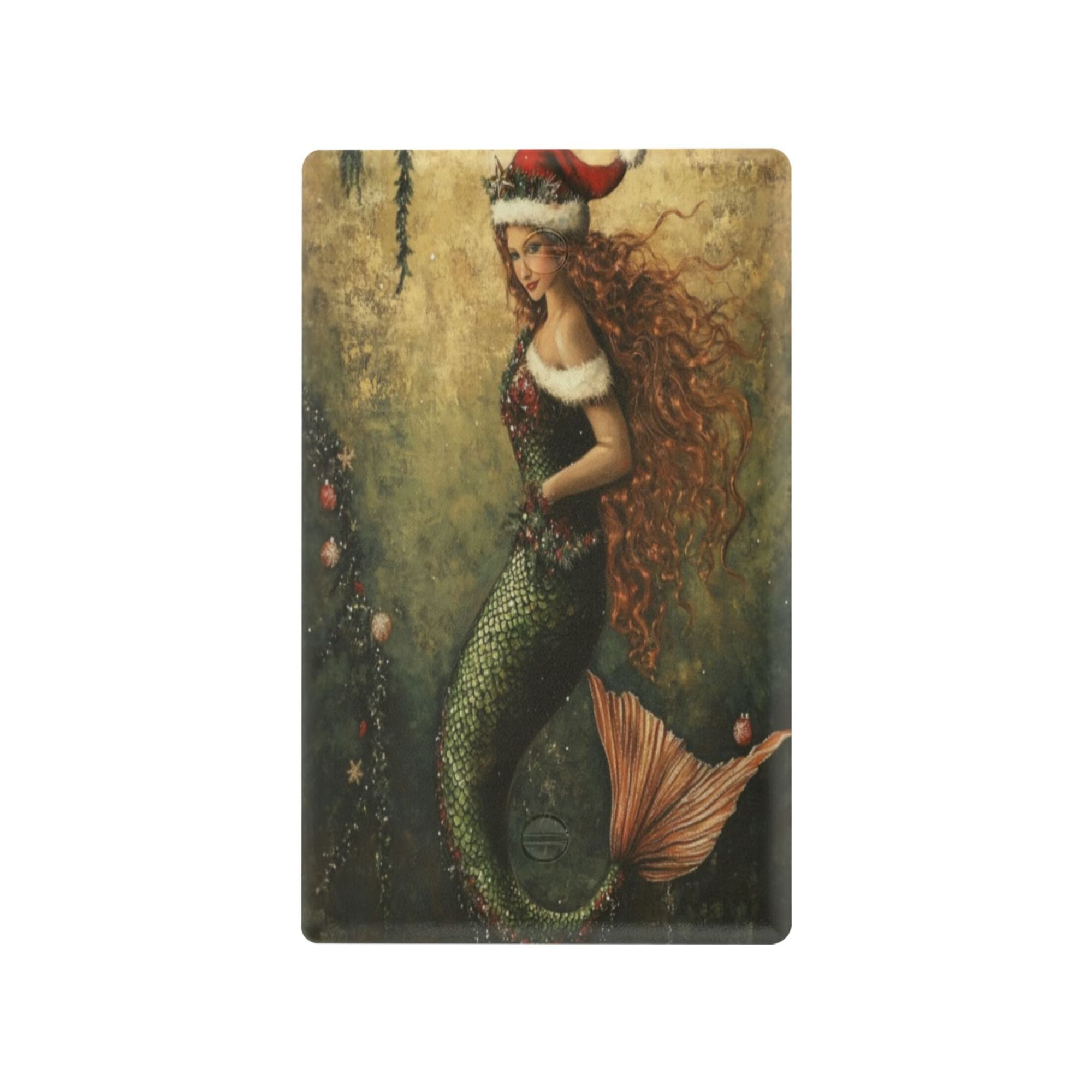 Switch Panel Switch Decoration 2.76x4.53x0.28 Inches Unused Outlet Cover Switch Plate Wall Plates Living Room Kitchen Bedroom Study Switches Christmas Pretty Mermaid