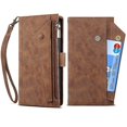 thumbnail image 1 of Long Lanyard Flip Leather Phone Case For Samsung Galaxy S23/s23 Plus/s23 Ultra Zipper Wallet Multi Card Cover, 1 of 4