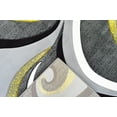 thumbnail image 4 of Premium Hand Carved Abstract Modern Rug Contemporary Colorful Thick Carpet Design 327 (2'2"x7'3" Runner,Yellow), 4 of 7