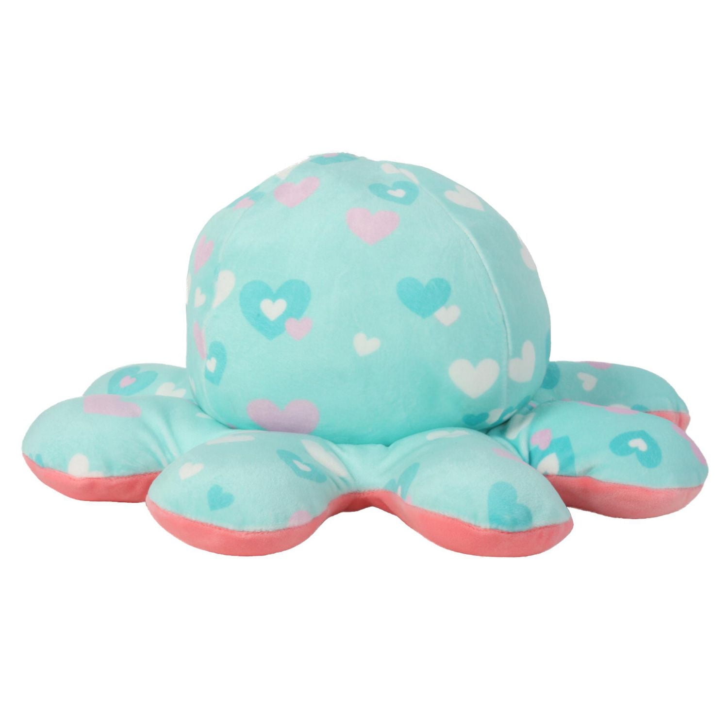 Way To Celebrate Valentine's Day 13.5" OCTOPUS Reversible Plush Animal