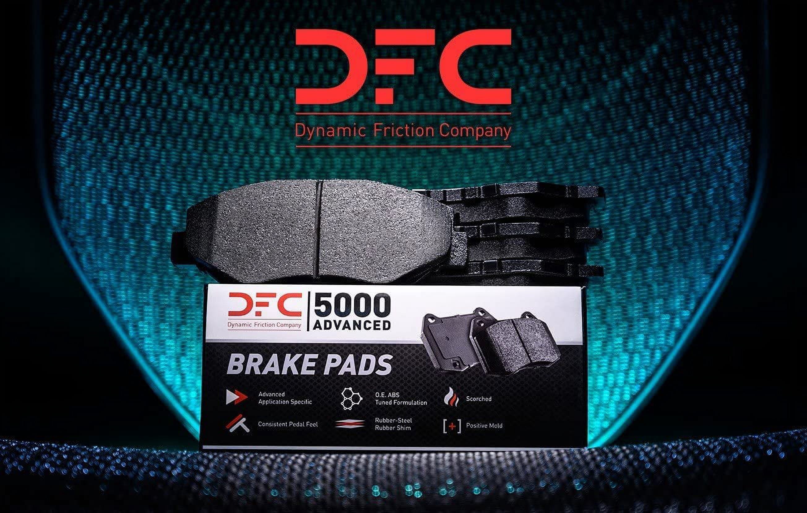 Dynamic 1552-1240-00 DFC 5000 Advanced Brake Pads - Low Metallic Fits select: 2011-2012 JAGUAR XJL, 2013-2019 JAGUAR XJ