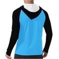 thumbnail image 4 of Abomasnow Men's UPF 50+ Sun Protection Hoodie Shirt Long Sleeve UV Fishing Outdoor Hiking Rash Guard, 4 of 5