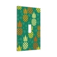 thumbnail image 2 of Kll Pineapples1 Wall Plate,Gloss Finish,Standard Size 1 - 5" X 3", Polycarbonate Thermoplastic,Electric Receptacle Plug Covers, 2 of 8