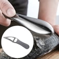 thumbnail image 4 of Cateissary Rallador de escamas de pescado, utensilios de cocina de acero inoxidable de primera calidad, herramienta para pelar la piel, accesorio Cocina y Comedor, 4 of 6