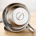 thumbnail image 6 of Fat Separator Jug Food Grade Stainless Steel Gravy Separator Jug with Lid and Handle 2 Outlets Bacon Grease Container for Kitchen Supplies, 6 of 8