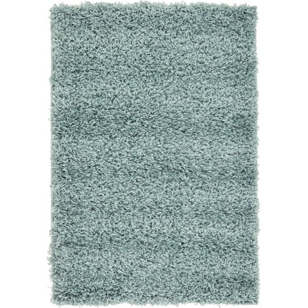 Unique Loom Solid Shag Contemporary Area Rug or Runner