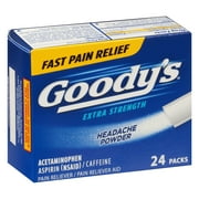 (2 pack) Goody's Extra Strength Headache Powder, 24 Powder Sticks