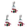 thumbnail image 4 of Inteprter 3 uds. De soportes para cubiertos de Navidad, bolsillos, cubierta para cubiertos, fiesta de Navidad, hogar, mesa, cena, cucharas, Type1 NO1, 4 of 6