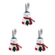 thumbnail image 2 of Moyic 1/3/6 Uds. Adornos navideños muñeco de nieve cocina vajilla titular bolsa fiesta regalo ornamento adornos navideños para la del Type1 NO1, 2 of 6