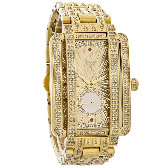 JBW Mink Women's 18k Gold Plated Stainless Diamond Quartz Watch PS505A