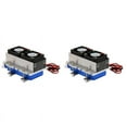 thumbnail image 1 of 2X 144W Thermoelectric Peltier Refrigeration Cooler 12V Semiconductor Air Conditioner Cooling System DIY Kit, 1 of 7