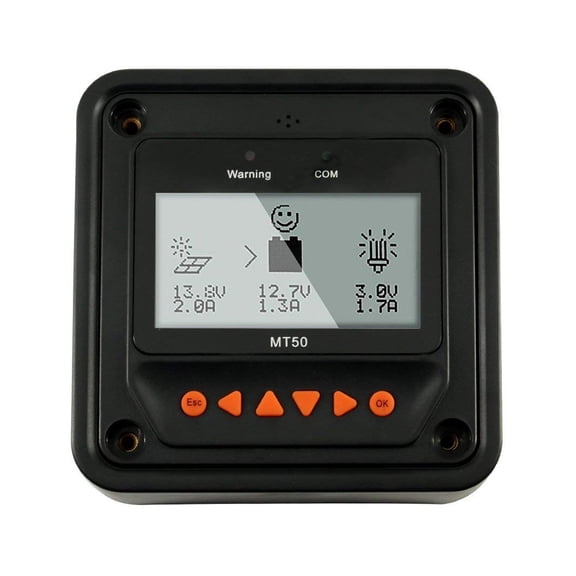 Remote Meter MT-50 For MPPT Solar Charge Controller Tracer-AN Series With LCD Real-time Display Data And Status ,Multiple Protection Functions