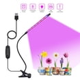 thumbnail image 4 of Lampe de Culture 10 W 20 LED avec Ampoules Bleues et Rouges, Minuterie 3/9/12 Heures, 9 Niveaux de Luminosité, Convient aux Plantes et Semis d'Intérieur, Lampe de Culture à Col de Cygne Réglable à Spectre Complet Semblable au Soleil, 4 of 8