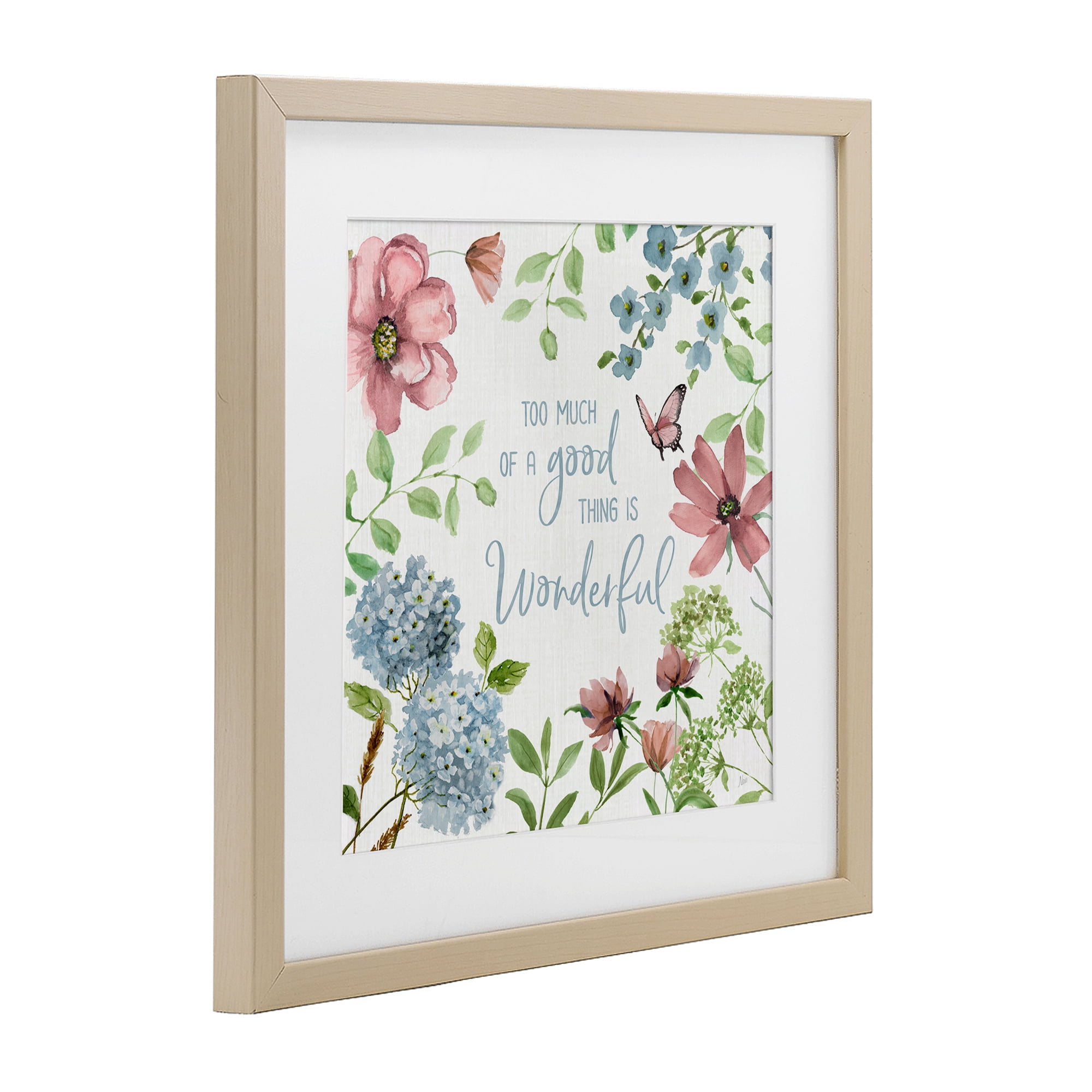 Stupell Industries Too Much Of A Good Thing Birch Framed Print Under Glass, design by Nan