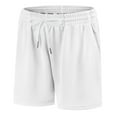 thumbnail image 3 of LYHaoo Boys Athletic Shorts For Active Kids Comfortable Casual Outdoor Play Breathable Summer Shorts With Pockets For Ages 4 13 Comfy Shorts Sizes 4-5 Years White, 3 of 5