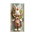 thumbnail image 2 of TONGYIJIA Easter Door Banner, 35x71 Inch Rabbit Door Curtain, Spring Party Outdoor Decoration, Vertical Hanging for Front Door, Festive Home Decor, 2 of 6