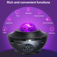 thumbnail image 3 of SHILIU-Star Projector Galaxy Night Light Projector, with Remote Control&Music Speaker, Voice Control&Timer, Starry Light Projector for Baby Kids Adults Bedroom/Decoration/Birthday/Party, 3 of 4