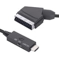 thumbnail image 4 of Adaptador de audio y video de 1 m 1080P Scart a convertidor compatible con HDMI para decodificador, 4 of 7