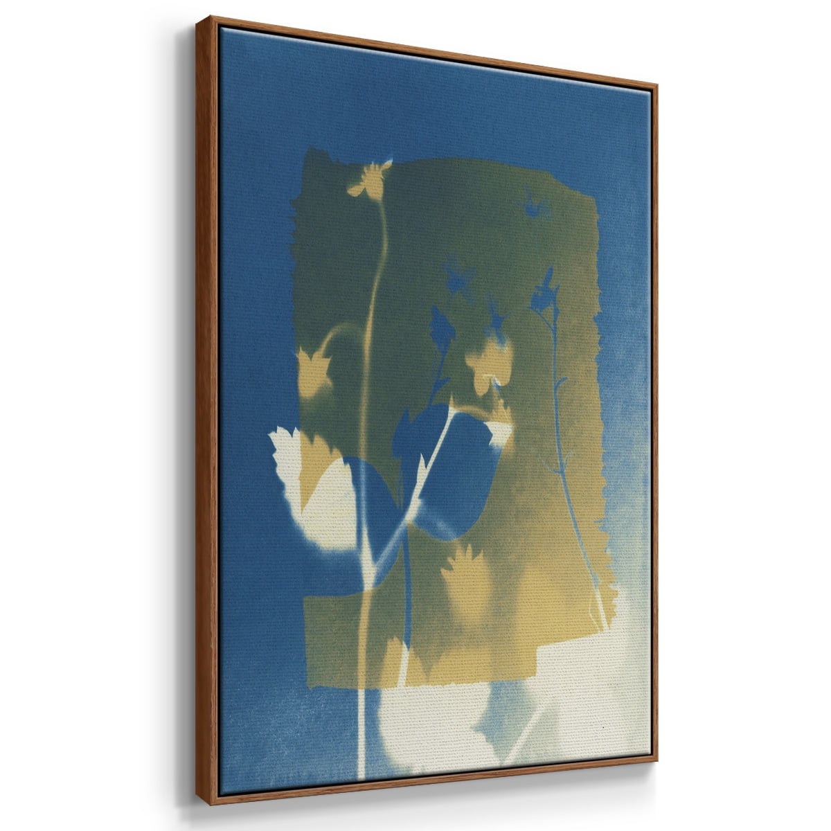 Perfectly Imperfect III Framed Premium Gallery Wrapped Canvas - Ready to Hang - 25 x 37 - Walnut Floating Frame
