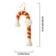 thumbnail image 2 of Pendientes Tejidos De Navidad Con Forma De Muleta, Pendientes Bohemios Tejidos Con Borlas, Pendientes Colgantes Trenzados Hechos A Mano Para Mujeres Y Niñas Advancent AP007544-04, 2 of 6