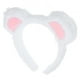 thumbnail image 5 of KAKOWELY Diadema con orejas de oso para cosplay, maquillaje, lavado de cara, animal, disfraz, 5 of 5