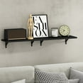 thumbnail image 5 of Furinno Rossi 18-Inch Wall Mounted Floating Display Shelves, Espresso, Set of 2, 5 of 6