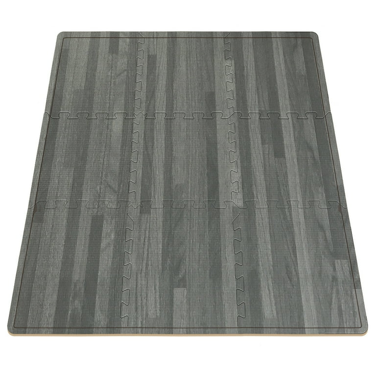 Sorbus Interlocking Floor Mat –Wood Print Multipurpose Foam Tile Flooring – Home, Office, Playroom (9 Tiles, 9 Sq ft, Gray) Sorbus Interlocking Floor Mat –Wood Print Multipurpose Foam Tile Flooring – Home, Office, Playroom (9 Tiles, 9 Sq ft, Gray)