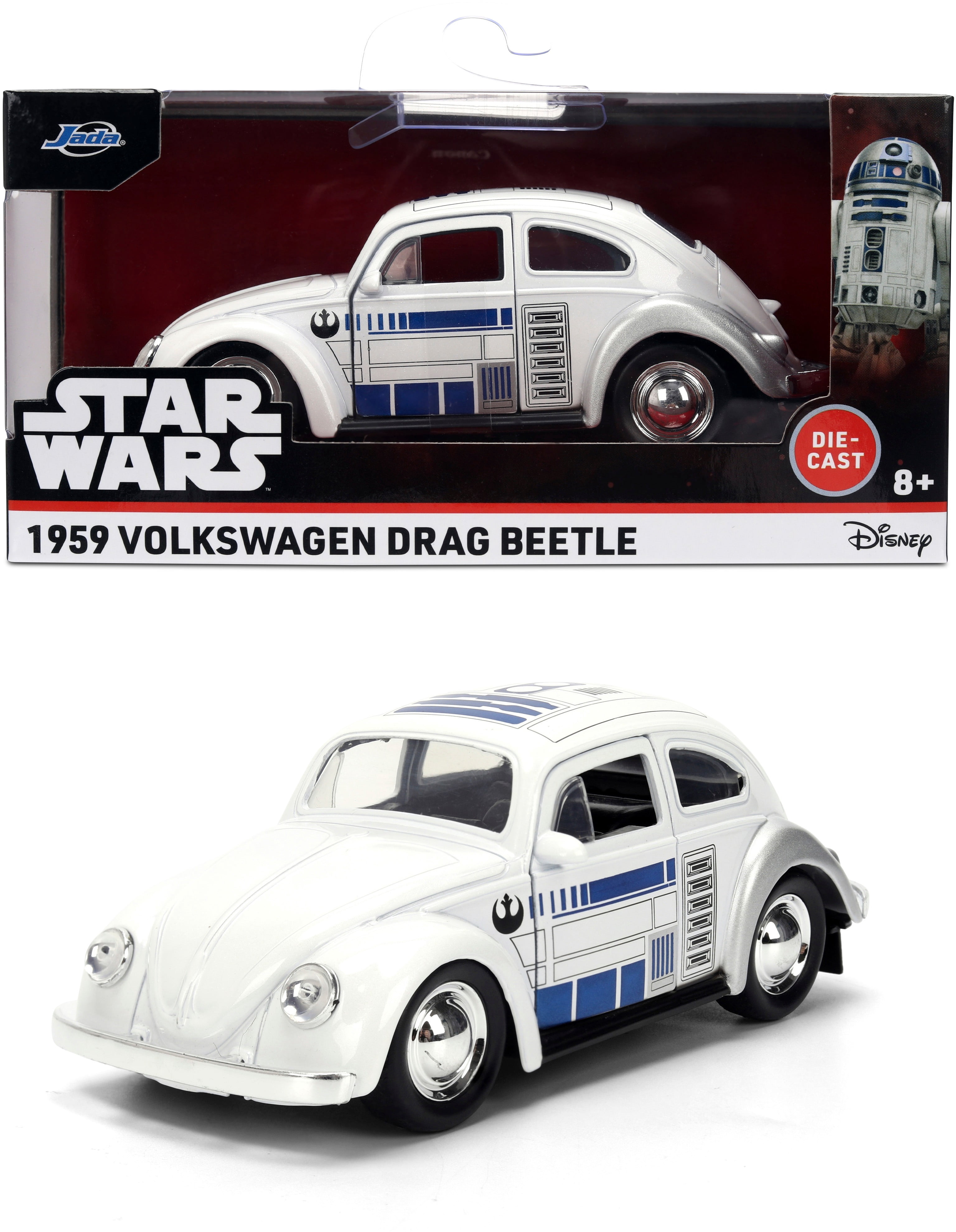 Jada Toys 1:24 Wednesday 1959 Volkswagen Beetle with Wednesday