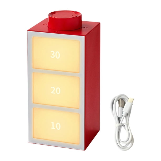 Lámpara de mesa LED ambiental recargable por USB decorativa con luz rítmica musical. rojo